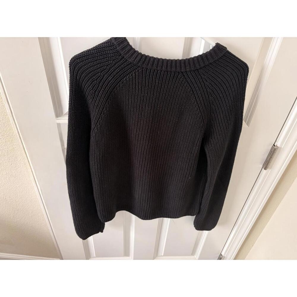 Jenni Kanye Knit Sweater Cozy Warm Soft Texture Casual Chic XS 100% cotton